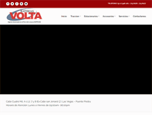 Tablet Screenshot of bateriasvolta.com